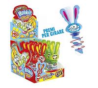 Rabbit Pop Lecca Lecca A forma di Coniglio 12 pezzi da 23 grammi.