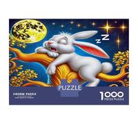 Rabbit Puzzle 1000 Pezzi Per Adulti, 1000 Pezzi Starry Night Sky Grandi Regali Sfida Giocattolo Per Giochi Educativi Regali 70x50cm/1000pcs