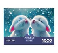 Rabbit, Puzzle Da 1000 Pezzi, Passatempo Condiviso Che Sviluppa Pazienza, Scambio E Collaborazione, Ideale Per Famiglie O Gruppi Di Amici, Adatto A Partire Dai 12 Anni, 70x50cm/1000pcs