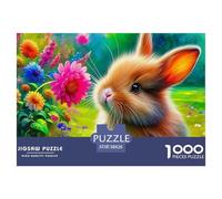 Rabbit, Puzzle Da 1000 Pezzi, Passatempo Condiviso Che Sviluppa Pazienza, Scambio E Collaborazione, Ideale Per Famiglie O Gruppi Di Amici, Adatto A Partire Dai 12 Anni, 38x26cm/1000pcs