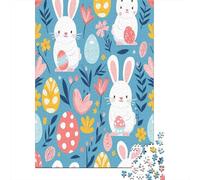 Rabbit Puzzle Da 1000 Pezzi Per Adulti Puzzle Da 1000 Pezzi Giochi Educativi Decorazione Della Casa Puzzle I Migliori Regali Per Uomini E Donne 1000pcs (75x50cm)