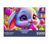 Rabbit, Puzzle Da 1000 Pezzi, Regalo Divertente E Ben Pensato Che Trasmette Soddisfazione E Felicità Condivisa, Ideale Come Sorpresa, Compleanno O Elemento Decorativo, Adatto A Partire Dai 12 Anni,