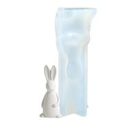 Rabbit Silicone Mold - 1 Piece Bunny Chocolate Mold, Animal Shape Casting Mould, Bunny Ḿold For Plaster Resin Wax Clay Party Birthday Celebration Home Decor Bookshelf Dinner Table