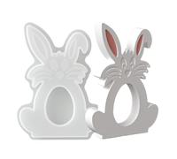 Rabbit Silicone Molds, Easter DIY Crafting, With Resin Mold For Epoxy And Clay, Flexible Silicone, Holiday Decoration Tools, Family Friends Creative Party Projects