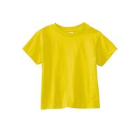 Rabbit Skins - Maglietta a maniche corte in jersey da 5,5 once per bambini, taglia 4 anni, gialla