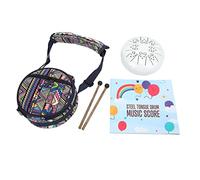 Rabbit Steel Tongue Drums, Tongue Drum - Tongue Drum Instrument - Hand Pan Drums 8 Note 5.5in Chakra Tank Ethereal Handpan White (Lega)