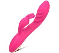 Rabbit Vibratori Giocattoli Sessuali per Donne, Vibratore Punto G per Stimolazione Clitoride, Vibratore Dildo Realistico con 12 Vibrazioni Potenti Giocattoli per Adulti a Doppio Motore per Donne o Cop