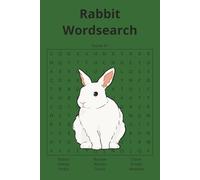 Rabbit wordsearch: Nature, relaxing, cute, word puzzle,