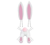 Rabbit Wreath Attachment - Cute Butt And Ears , Hangable Easter Front Door Wreath Attachment | Spring Holiday Front Door Wreaths Decor Home | Ideal For Indoor Wall & Party | Perfect For Farmhouse
