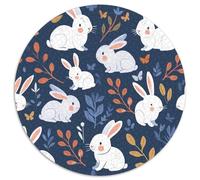 Rabbit3 Puzzle rotondi per adulti e bambini, puzzle circolari a forma di animali, 1000 pezzi (67,5 x 67,5 cm)
