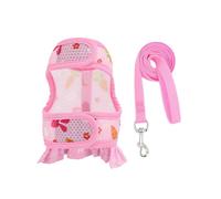 Rabbits Harness Soft Guinea Pigs Walking Adjustable Easy Control Harness for Rabbits Guinea Pigs pink M zZ