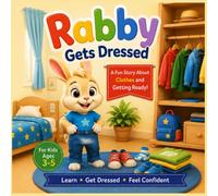 Rabby Gets Dressed: A Fun Story About Clothes, Getting Ready, and Learning to Dress Independently for Kids Ages 3-5