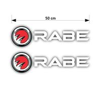 Rabe 50 cm aratro pflug decal aufkleber adesivo adesivo