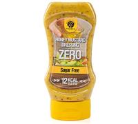 Rabeko Zero Sauce - senape al miele, 1 x 350 ml senza zucchero e a basso contenuto di grassi - prodotti sani a basso contenuto di carboidrati con meno calorie e grassi per insalate, patatine fritte