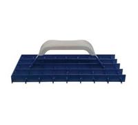 RABOT A GRIGLIA IN ACCIAIO cm.28x14 blu