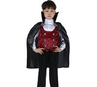 Rabtero Costume vampiro per bambini, Costume Dracula per ragazzi, Halloween Dracula o vampiro Fancy Dress Up per ragazzi 8-10 anni