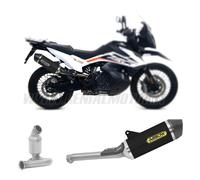 Racc+Terminale Arrow RTech Allum Nero Fond Carb KTM 790 Adventure 2019 2020