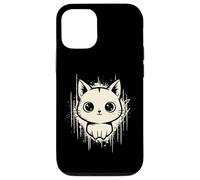 Raccapricciante Carino Gatto Horror Kawaii Gattino Grunge Estetica Custodia per iPhone 12/12 Pro