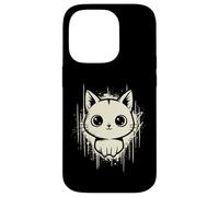 Raccapricciante Carino Gatto Horror Kawaii Gattino Grunge Estetica Custodia per iPhone 14 Pro