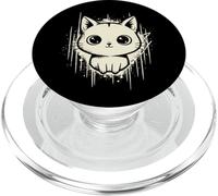 Raccapricciante Carino Gatto Horror Kawaii Gattino Grunge Estetica PopSockets PopGrip per MagSafe