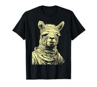 Raccapricciante Carino Llama Halloween Costume Spooky Mummia Animale Maglietta