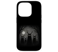 Raccapricciante Foresta Druidi Antlers Goth Grunge Horror Estetica Custodia per iPhone 14 Pro