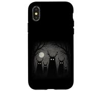 Raccapricciante Foresta Druidi Antlers Goth Grunge Horror Estetica Custodia per iPhone X/XS