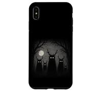 Raccapricciante Foresta Druidi Antlers Goth Grunge Horror Estetica Custodia per iPhone XS Max
