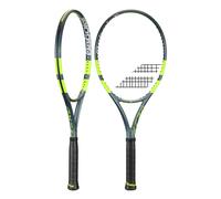 Racchetta Tennis Babolat Pure Aero Gen-9 - metallic dark forest/yellow + corda (1)