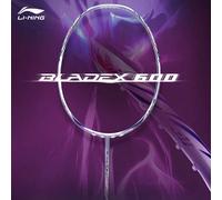 Racchetta da badminton LI-NING BLADEX 600 (4U) Series - Racchetta singola orientata alla velocità, fibra di carbonio, stesso modello del campione del mondo Zhao Yunlei, peso 80-85 grammi, tensione mas