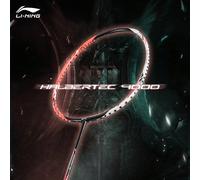 Racchetta da badminton LI-NING HALBERTEC serie 4000 (4U) - Asta in fibra di carbonio ad alta elasticità, peso 80-85 grammi, tensione massima delle corde: 28 libbre, modello AYPV009 Caratteristiche del
