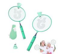 Racchetta da badminton per bambini - Set da gioco sportivo per bambini, racchetta da allenamento per altalena facile, attrezzatura da gioco per navetta per principianti con impugnatura ergonomica | At