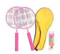 Racchetta da badminton - Set completo per bambini indoor, per 3 - 7 anni di allenamento giovanile, scuola, sport e libero, per giardino, campeggio, spiaggia