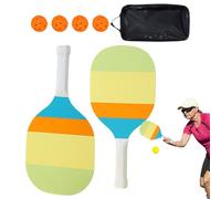 Racchetta Da Gioco Con Palla Per Esterni,Pala Leggera con Impugnatura Portatile | Accessori Attrezzatura Comoda per Uomini Donne Adulti Ragazzi