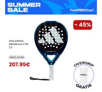 Racchetta da Padel adidas Metalbone Ctrl 3.3 Nero Azzurro