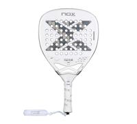 Nox Agustin Tapia AT10 Genius Attack 12K Alum 2025 - Racchetta da padel, colore: bianco