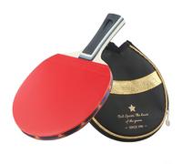 Racchetta da ping pong a 7 strati in legno con manico lungo per racchetta da ping pong per giocare a tutto tondo stile offensivo tipo di attacco con stabilità difensiva