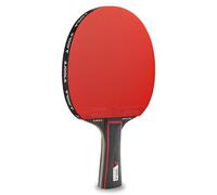 JOOLA Match Pro ITTF, racchetta da ping pong da ping pong approvata per tutti i giorni, 4 stelle, nero/rosso, spessore spugna 1,8 mm