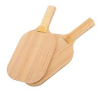 Racchetta da Ping Pong per Ciechi in Legno Beige per Allenamento | Feedback Sonoro al Contatto, Controllo dei Colpi, Uso Indoor, per Istruttori PE e Atleti Ciechi