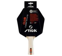 Racchetta da ping pong STIGA Club Cybershape - Racchetta da ping pong per principianti con pala a 5 strati di legno, gomma STAR Club e punto dolce ampliato