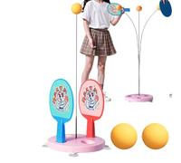 Racchetta da pong, allenamento da pong con palline, sportivi interattivi per esercizi al chiuso e all'aperto, garage, casa, palestra, scuola, club, di tutte le età