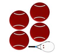 Racchetta da Tennis, Ammortizzatore di Vibrazione per Racchetta da Tennis, 4 Racchette da in Silicone per Assorbimento degli Urti, Ammortizzatore da Tennis Leggero RACKE per Amici, familiari