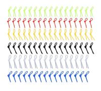 Racchetta da tennis con vibrazione nodo di assorbimento degli urti in silicone premium per competizione di tennis 100 pezzi set colorato rosso giallo bianco blu