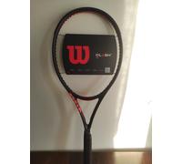 Racchetta da tennis Wilson Clash 100v3 Manico 2 Nero, Rosso 295GR