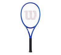Wilson Ultra 100 V5 - Racchetta da tennis ad alte prestazioni, per adulti, misura impugnatura 2-4 1/4", infilata con Sensation 16 Natural a tensione media
