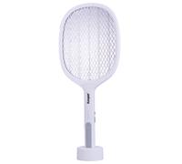 Racchetta elettrica per insetti ricaricabile, base di supporto, Duo Kooper