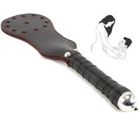 Racchetta Fitness Di Badminton In Pelle Morbida Nera Con Simbolo Stellare Per Gli Appassionati Di Sport Estremi All'Aperto - D12