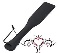 Racchetta Lunga In Pelle Nera Ad Alta Elasticità, Maniglia Rettangolare Per Una Presa Facile, Regalo Di Coppia - K6