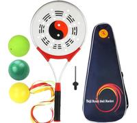 Racchetta Tai Chi Ball Racchetta resistente in lega di alluminio e silicone Principianti di mezza età Taiji Esercizi Attrezzatura con albero morbido Attrezzatura per esercizi Arti marziali Palla F
