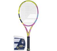 Racchetta Tennis Babolat Pure Aero RAFA 2 gen. + corda - Giallo, Blu, Rosa (4)